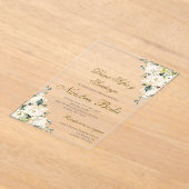Invitation Acrylique Mariage Boho Espagnol (Poser)
