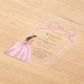 Invitation Acrylique pour Quinceanera (Poser)