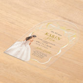 Invitation Acrylique pour Quinceanera (Poser)
