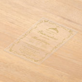 Invitation Acrylique Quinceanera (Poser)