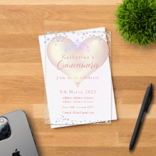 Invitation Acrylique Quinceanera Luxury