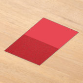 Invitation Acrylique Rouge Tomate-Bruit Personnali (Poser)