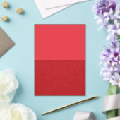 Invitation Acrylique Rouge Tomate-Bruit Personnali (Insitu (Mariage))