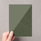 Invitation acrylique texturé Moss Green (In situ (ordinateur de poche))