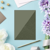 Invitation acrylique texturé Moss Green (Insitu (Mariage))