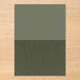 Invitation acrylique vert mousse à deux tons - per