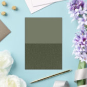 Invitation acrylique vert mousse à deux tons - per (Insitu (Mariage))