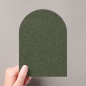 Invitation Acrylique Verte de mousse - Personnalis (In situ (ordinateur de poche))