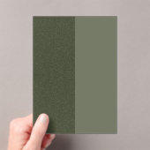 Invitation Acrylique Verte Moss Deux Tons - Person (In situ (ordinateur de poche))