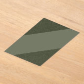 Invitation Acrylique Verte Moss Personnalisée (Poser)