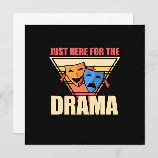 Invitation Acteur ici juste pour le drame (Devant / Derrière)