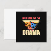 Invitation Acteur ici seulement pour le drame (Devant / Derrière)