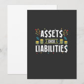 Invitation Actif comptable sur passif (Devant / Derrière)