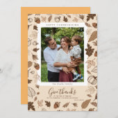 Invitation Action de grâce (Devant / Derrière)