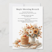 Invitation Action de grâce à la canadienne | Brunch du matin (Devant)