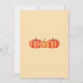 Invitation Action de grâce entre amis gingham orange pastel r (Dos)