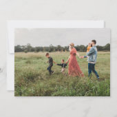 Invitation Action de grâce pleine de gratitude (Dos)