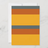 Invitation Action de grâce Reconnaissant Bénis Dîner de Thank (Dos)