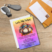 Invitation Action de grâces funky