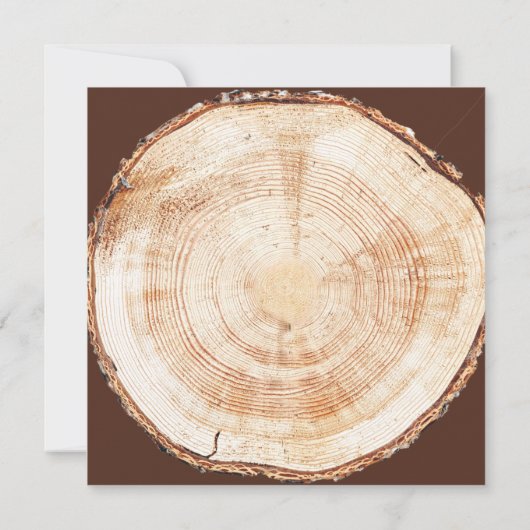 Invitation Activité corporative Rustic Woodland Custom (Dos)