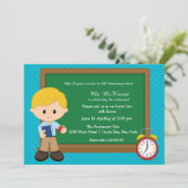 Invitation Activité scolaire * choisir la couleur arrière - p (Debout devant)