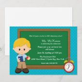 Invitation Activité scolaire * choisir la couleur arrière - p (Devant / Derrière)