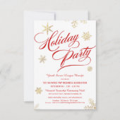 Invitation Activités de vacances Collecte de fonds Snowflakes (Devant)