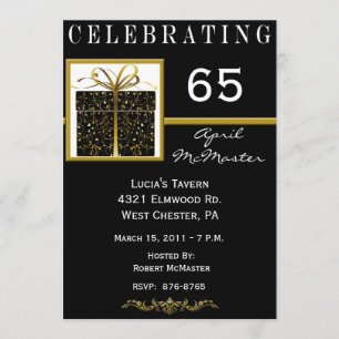 Invitation actuelle de fête d'anniversaire de