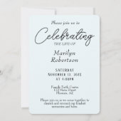 Invitation Add Photo Custom Memorial (Dos)