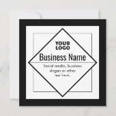 Invitation Add Your Logo Customizable Template (Devant)