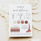 Invitation ADELLA Edgy Modern EDITABLE Info Card