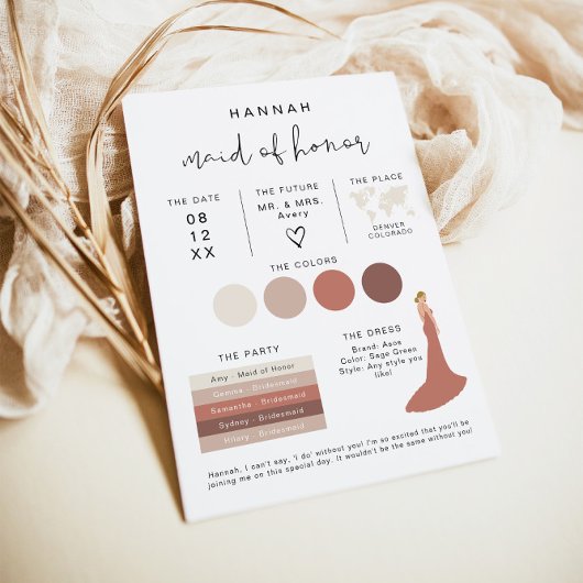 Invitation ADELLA Edgy Modern EDITABLE Info Card