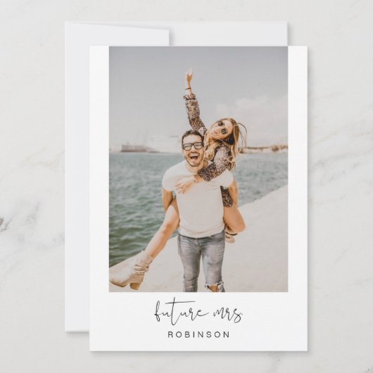 Invitation ADELLA Elle A Dit Oui Fête des mariées Minimale Mo (Dos)