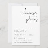 Invitation ADELLA Moderne Faire Part de Changement de Plans d (Devant)