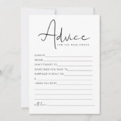 Invitation ADELLA Moderne Nouvelles Conseils et souhaits Cart (Devant)