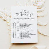 Invitation ADELLA Simple Qu'Est-Ce Que La Salle A Dit Jeu De 