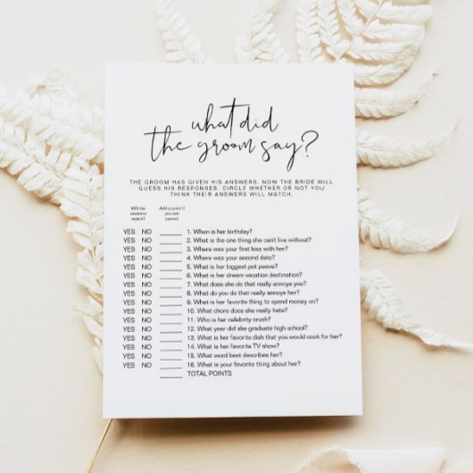 Invitation ADELLA Simple Qu'Est-Ce Que La Salle A Dit Jeu De 