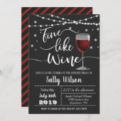 Invitation Adéquat à l'invitation de la fête d'anniversaire d (Devant / Derrière)