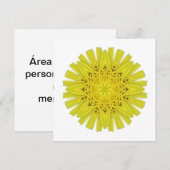 Invitation Adesivo Flor (Devant / Derrière)