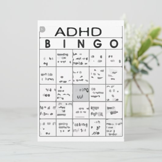INVITATION ADHD FUNNY (Debout devant)