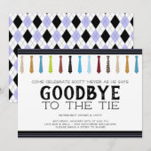 Invitation Adieu à la retraite de la Cravate (Devant / Derrière)