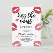 Invitation Adieu au parti célibataire célibataire (Debout devant)