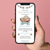 Invitation Adieu de départ pour diplômé Coquillage