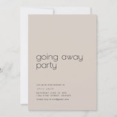 Invitation Adieu Retraite, Déménagement, Déménagement (Devant)