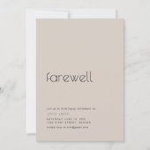 Invitation Adieu Retraite, Déménagement, Déménagement (Devant)