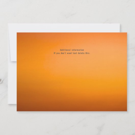 Invitation Adieu retraite Tension Ville Skyline (Dos)