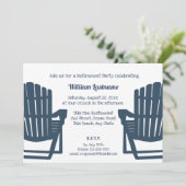 Invitation Adirondack Marine Blue Beach Chaises Parti de retr (Debout devant)