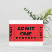 Invitation "Admettre un" (Debout devant)