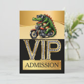 Invitation Admission VIP à la fête du rallye moto (Debout devant)