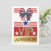 Invitation Admission VIP PARTI PATRIOTIQUE (Debout devant)